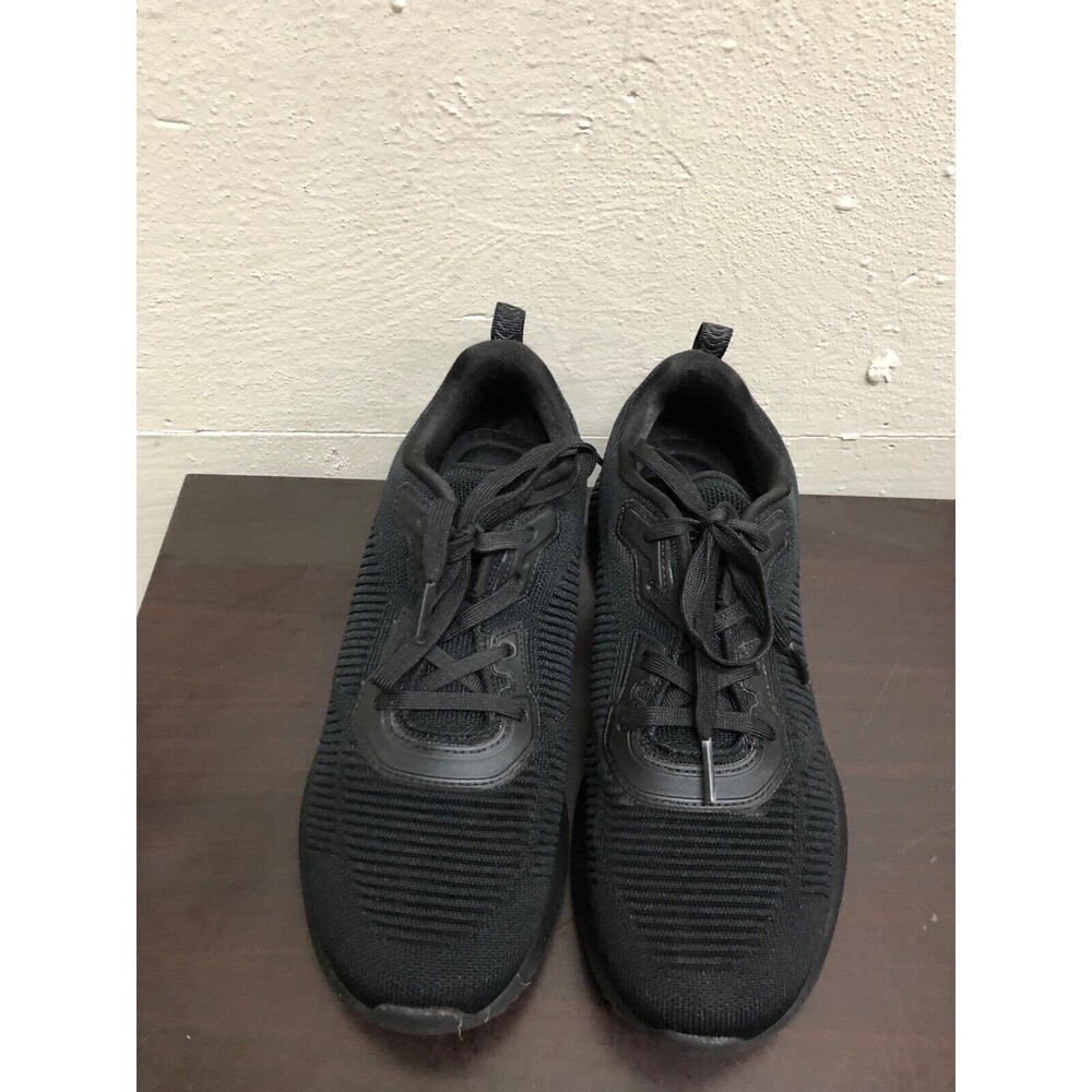 Skechers 32504 Women BOBS Sport Squad Tough Talk Shoes Black size US 8.5 EU 38.5
